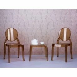 Siesta QUEEN AMBER TRANSP.(Σ4)51Χ51Χ43εκ. ΤΡΑΠΕΖΙ -κατάστημα καρεκλών queen amber transpσ451χ51χ43εκ τραπεζι 2