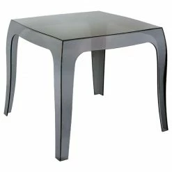 Siesta QUEEN BLACK TRANSP.(Σ4)51X51X43εκ. ΤΡΑΠΕΖΙ