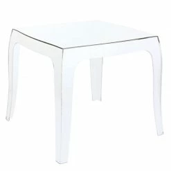 Siesta QUEEN CLEAR TRANSP.(Σ4)51Χ51Χ43εκ. ΤΡΑΠΕΖΙ