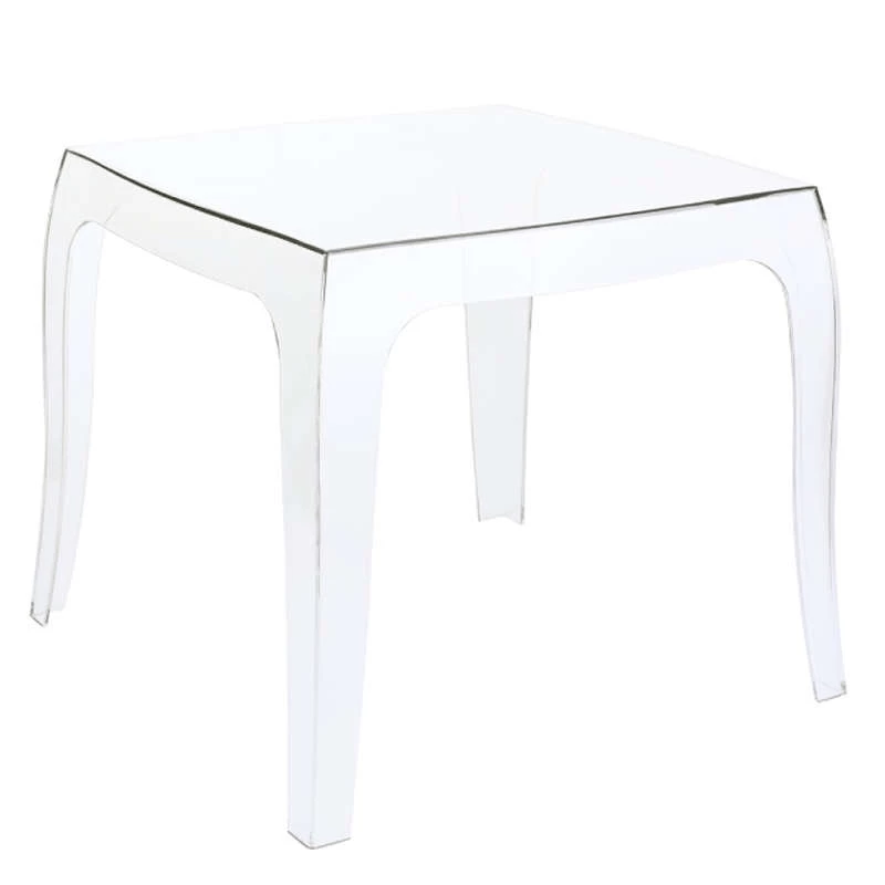 Siesta QUEEN CLEAR TRANSP.(Σ4)51Χ51Χ43εκ. ΤΡΑΠΕΖΙ 1 Siesta QUEEN CLEAR TRANSP.(Σ4)51Χ51Χ43εκ. ΤΡΑΠΕΖΙ