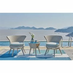 Lianos Rattan Καθιστικό Σέτ 3 Τεμαχίων ,Με Αλουμίνιο Σκελετό 203450