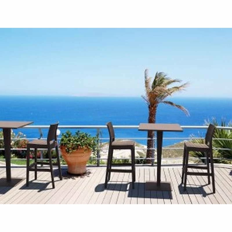 Siesta RIVA BAR ΤΡΑΠΕΖΙ 70Χ70Χ108εκ. WHITE ΠΟΛ/ΝΙΟΥ 3 Siesta RIVA BAR ΤΡΑΠΕΖΙ 70Χ70Χ108εκ. WHITE ΠΟΛ/ΝΙΟΥ - Image 3