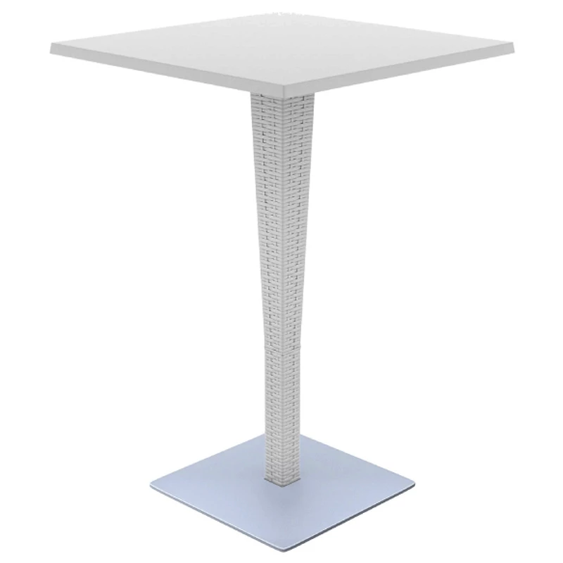 Siesta RIVA BAR ΤΡΑΠΕΖΙ 70Χ70Χ108εκ. WHITE ΠΟΛ/ΝΙΟΥ 1 Siesta RIVA BAR ΤΡΑΠΕΖΙ 70Χ70Χ108εκ. WHITE ΠΟΛ/ΝΙΟΥ