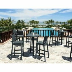 Siesta RIVA BAR ΤΡΑΠΕΖΙ Φ70/108εκ. BROWN ΠΟΛ/ΝΙΟΥ 5 Siesta RIVA BAR ΤΡΑΠΕΖΙ Φ70/108εκ. BROWN ΠΟΛ/ΝΙΟΥ -κατάστημα καρεκλών riva bar τραπεζι φ70 108εκ brown πολ νιου 2