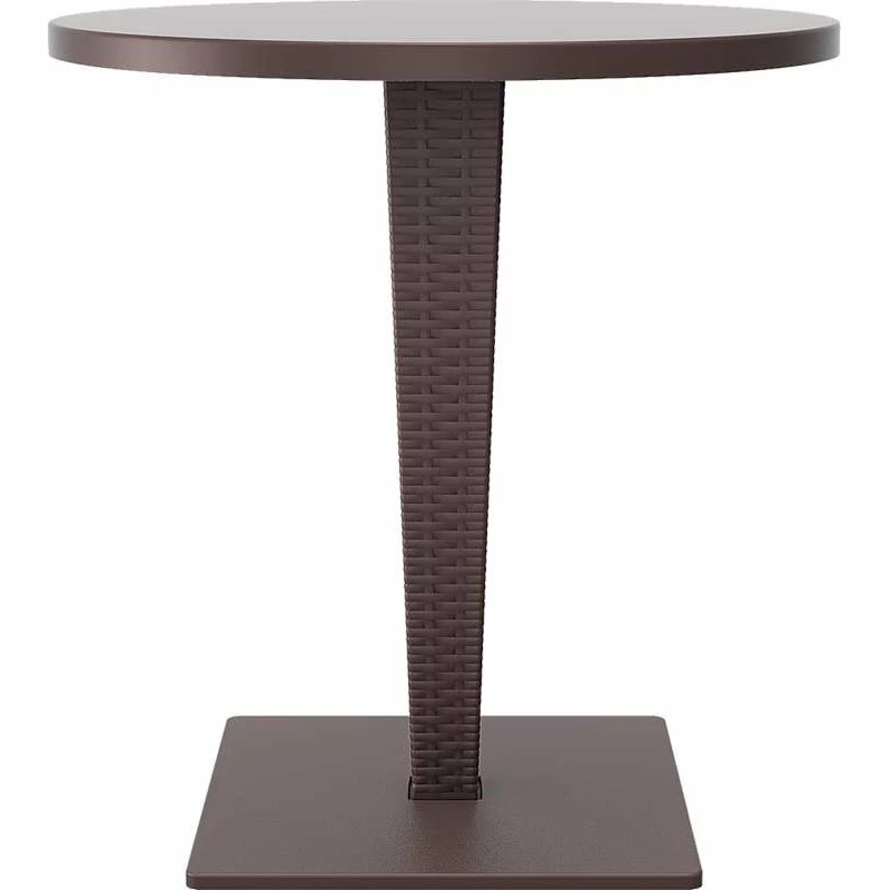 Siesta RIVA ΤΡΑΠΕΖΙ Φ70Χ74εκ. BROWN/BEPZAΛIT ΠΟΛ/ΝΙΟΥ 2 Siesta RIVA ΤΡΑΠΕΖΙ Φ70Χ74εκ. BROWN/BEPZAΛIT ΠΟΛ/ΝΙΟΥ - Image 2