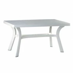 Siesta ROMA 80Χ140Χ72εκ. ΛΕΥΚΟ ΤΡΑΠΕΖΙ ΠΛΑΣΤΙΚΟ