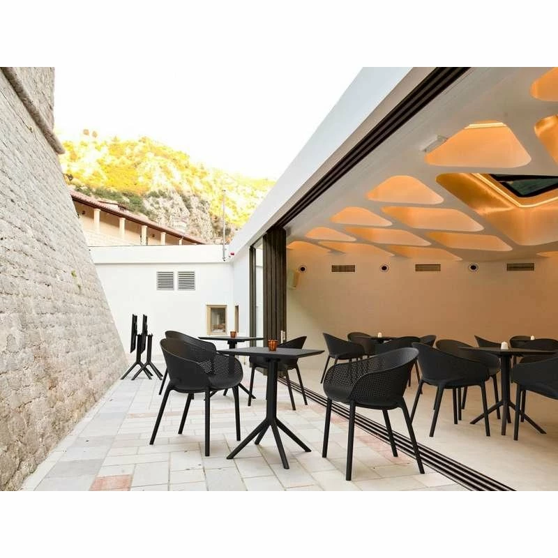 Siesta SKY BLACK 60Χ60X74εκ. ΤΡΑΠΕΖΙ ΠΤΥΣ/ΝΟ ΠΟΛ/ΝΙΟΥ 4 Siesta SKY BLACK 60Χ60X74εκ. ΤΡΑΠΕΖΙ ΠΤΥΣ/ΝΟ ΠΟΛ/ΝΙΟΥ - Image 4