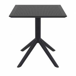 Siesta SKY BLACK 70X70X74εκ. ΤΡΑΠΕΖΙ ΠΟΛ/ΝΙΟΥ