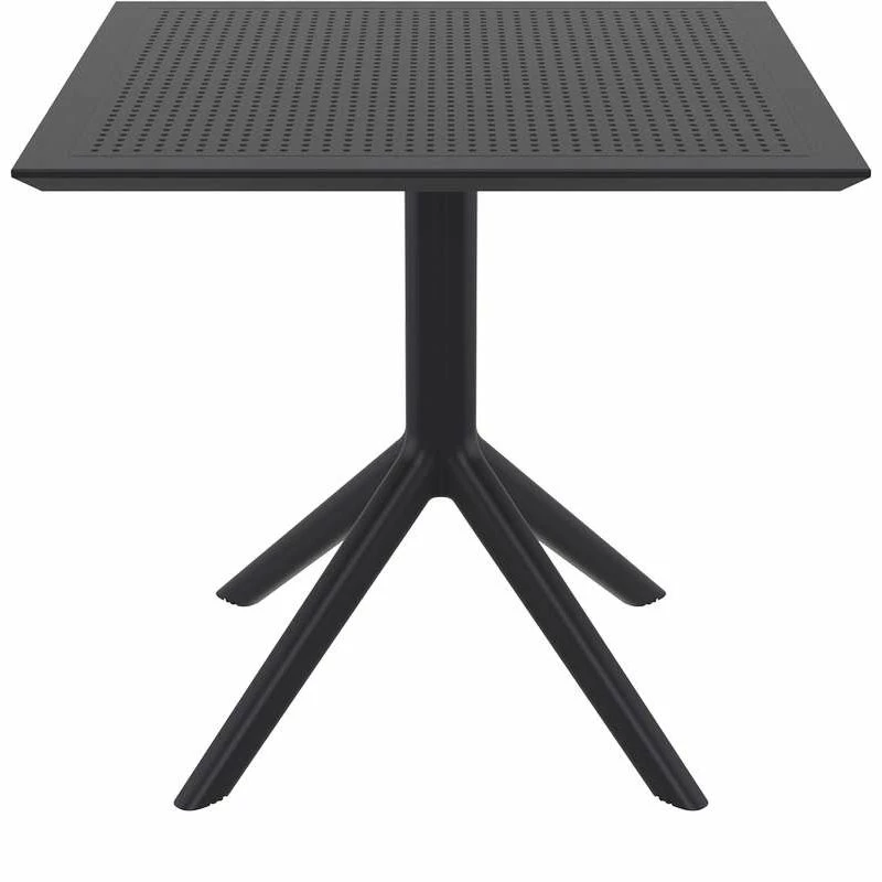 Siesta SKY BLACK 80X80X74εκ. ΤΡΑΠΕΖΙ ΠΟΛ/ΝΙΟΥ 2 Siesta SKY BLACK 80X80X74εκ. ΤΡΑΠΕΖΙ ΠΟΛ/ΝΙΟΥ - Image 2