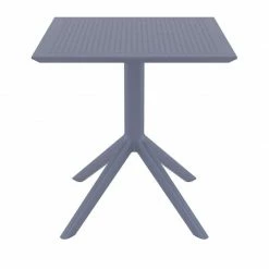 Siesta SKY DARK GREY 70X70X74εκ. ΤΡΑΠΕΖΙ ΠΟΛ/ΝΙΟΥ