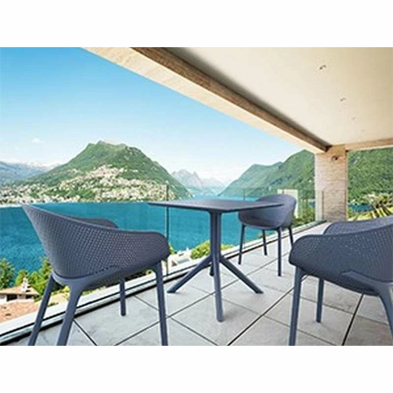 Siesta SKY DARK GREY 80X80X74εκ. ΤΡΑΠΕΖΙ ΠΟΛ/ΝΙΟΥ 3 Siesta SKY DARK GREY 80X80X74εκ. ΤΡΑΠΕΖΙ ΠΟΛ/ΝΙΟΥ - Image 3