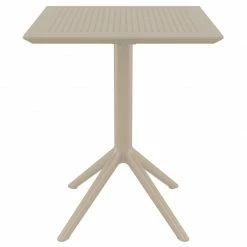 Siesta SKY TAUPE 60Χ60X74εκ. ΤΡΑΠΕΖΙ ΠΤΥΣ/ΝΟ ΠΟΛ/ΝΙΟΥ