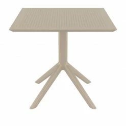 Siesta SKY TAUPE 80X80X74εκ. ΤΡΑΠΕΖΙ ΠΟΛ/ΝΙΟΥ