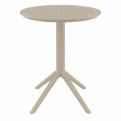 Siesta SKY TAUPE Φ60X74εκ. ΤΡΑΠΕΖΙ ΠΤΥΣ/ΝΟ ΠΟΛ/ΝΙΟΥ