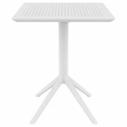 Siesta SKY WHITE 60Χ60X74εκ. ΤΡΑΠΕΖΙ ΠΤΥΣ/ΝΟ ΠΟΛ/ΝΙΟΥ