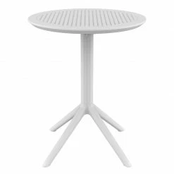 Siesta SKY WHITE Φ60X74εκ. ΤΡΑΠΕΖΙ ΠΤΥΣ/ΝΟ ΠΟΛ/ΝΙΟΥ