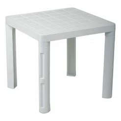 Siesta TOMMY ΛΕΥΚΟ 50Χ50Χ46εκ. ΠΛΑΣΤΙΚΟ ΤΡΑΠΕΖΙ