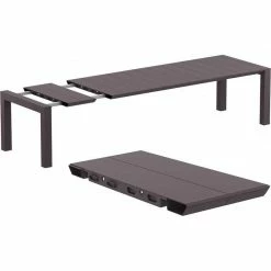 Siesta VEGAS BROWN 100X260/300Χ75εκ. ΕΠΕΚΤ.ΤΡΑΠΕΖΙ -κατάστημα καρεκλών vegas brown 100x260 300χ75εκ επεκττραπεζι 2