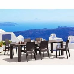 Siesta VEGAS BROWN 100X260/300Χ75εκ. ΕΠΕΚΤ.ΤΡΑΠΕΖΙ -κατάστημα καρεκλών vegas brown 100x260 300χ75εκ επεκττραπεζι 3