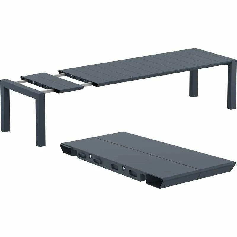 Siesta VEGAS RATTAN DARK GREY 100X260/300Χ75εκ. ΕΠΕΚΤ.ΤΡΑΠΕΖΙ 3 Siesta VEGAS RATTAN DARK GREY 100X260/300Χ75εκ. ΕΠΕΚΤ.ΤΡΑΠΕΖΙ - Image 3