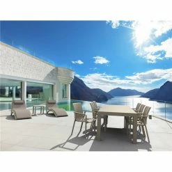 Siesta VEGAS TAUPE 100X180/220Χ75εκ. ΕΠΕΚΤ.ΤΡΑΠΕΖΙ ΠΟΛ/ΝΙΟΥ -κατάστημα καρεκλών vegas taupe 100x180 220χ75εκ επεκττραπεζι πολ νιου 2