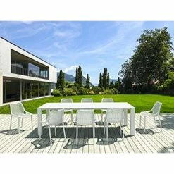 Siesta VEGAS WHITE 100X260/300Χ75εκ. ΕΠΕΚΤ.ΤΡΑΠΕΖΙ ΠΟΛ/ΝΙΟΥ -κατάστημα καρεκλών vegas white 100x260 300χ75εκ επεκττραπεζι πολ νιου 3