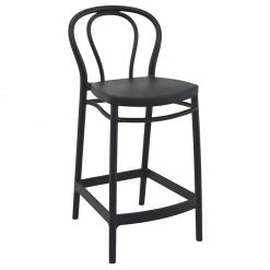 Siesta VICTOR 65εκ. ΣΚΑΜΠΟ(Σ4)BLACK ΠΟΛ/ΝΙΟΥ