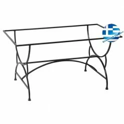 Lianos Γαλβανισμένη Παραλ/μη Βάση Τραπεζιού Φερ Φορζέ 3784 GALVANIZED