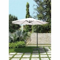Lianos Γωνιακή Τετράγωνη Ομπρέλα Περιστρεφόμενη 360° Με Αλουμίνιο Κορμό 186755 BAHAMA