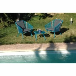 Lianos Καθιστικό Σετ String Με Σκελετό Αλουμινίου 154517