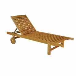 Lianos Ξαπλώστρα Ανακλινόμενη Acacia Wood GET-P AC