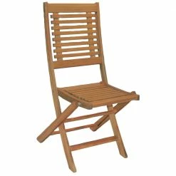 Lianos Ξύλινη Πτυσσόμενη Καρέκλα Χαμηλής Πλάτης Balau Wood VIL-F