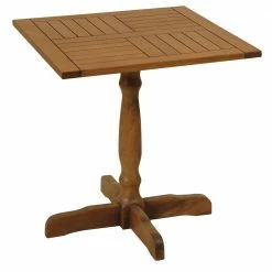 Lianos Ξύλινο Τετράγωνο Σταθερό Τραπέζι Οξυά 228