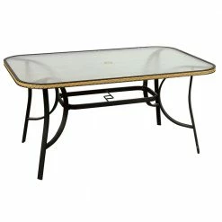 Lianos Παραλ/μο Τραπέζι Αλουμινίου JRR0031-T