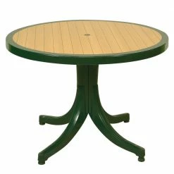 Lianos Πλαστικό Στρογγυλό Τραπέζι Diva 105 X 75(h)cm