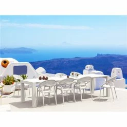 Siesta Σετ Τραπεζαρίας 9τμχ Vegas Sunset Dark Grey 100X260/300Χ75εκ. -κατάστημα καρεκλών σετ τραπεζαρίας 9τμχ vegas sunset dark grey 100x260 300χ75εκ 2