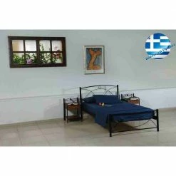 Lianos Υπέρδιπλο Μεταλλικό Κρεβάτι Βέλος 208 X 158cm 3663